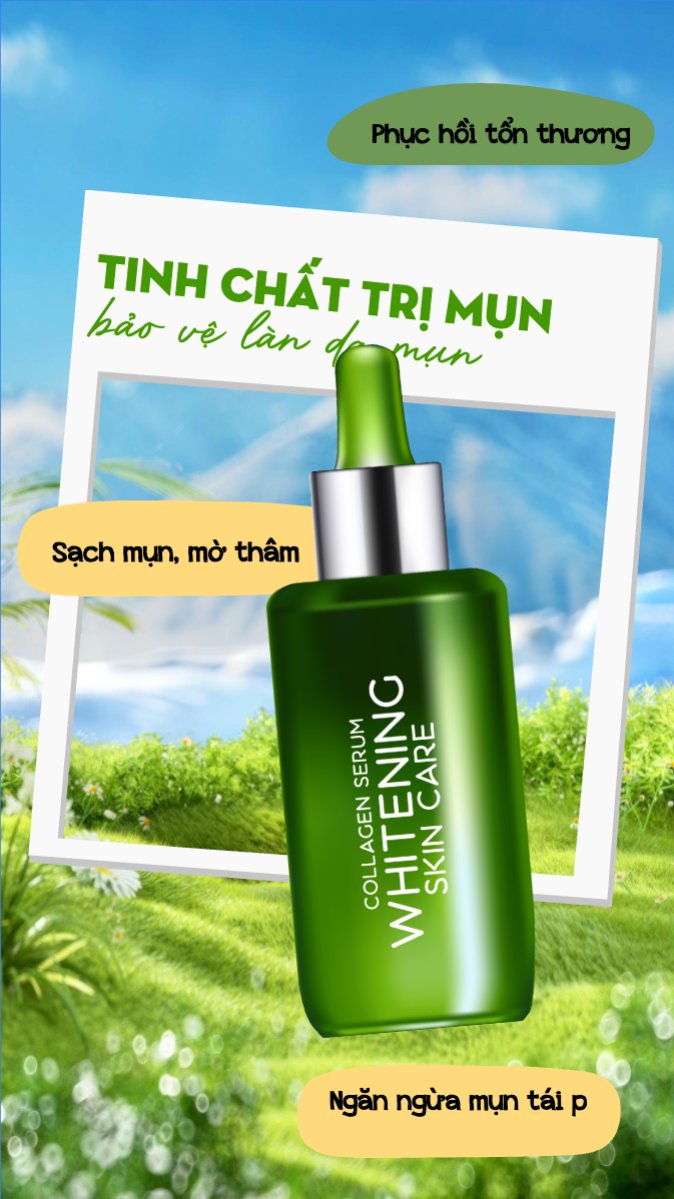 Mẫu Bài post MXH (9:16) Spa, beauty, làm đẹp, thẩm mỹ, comestic — LayerPic