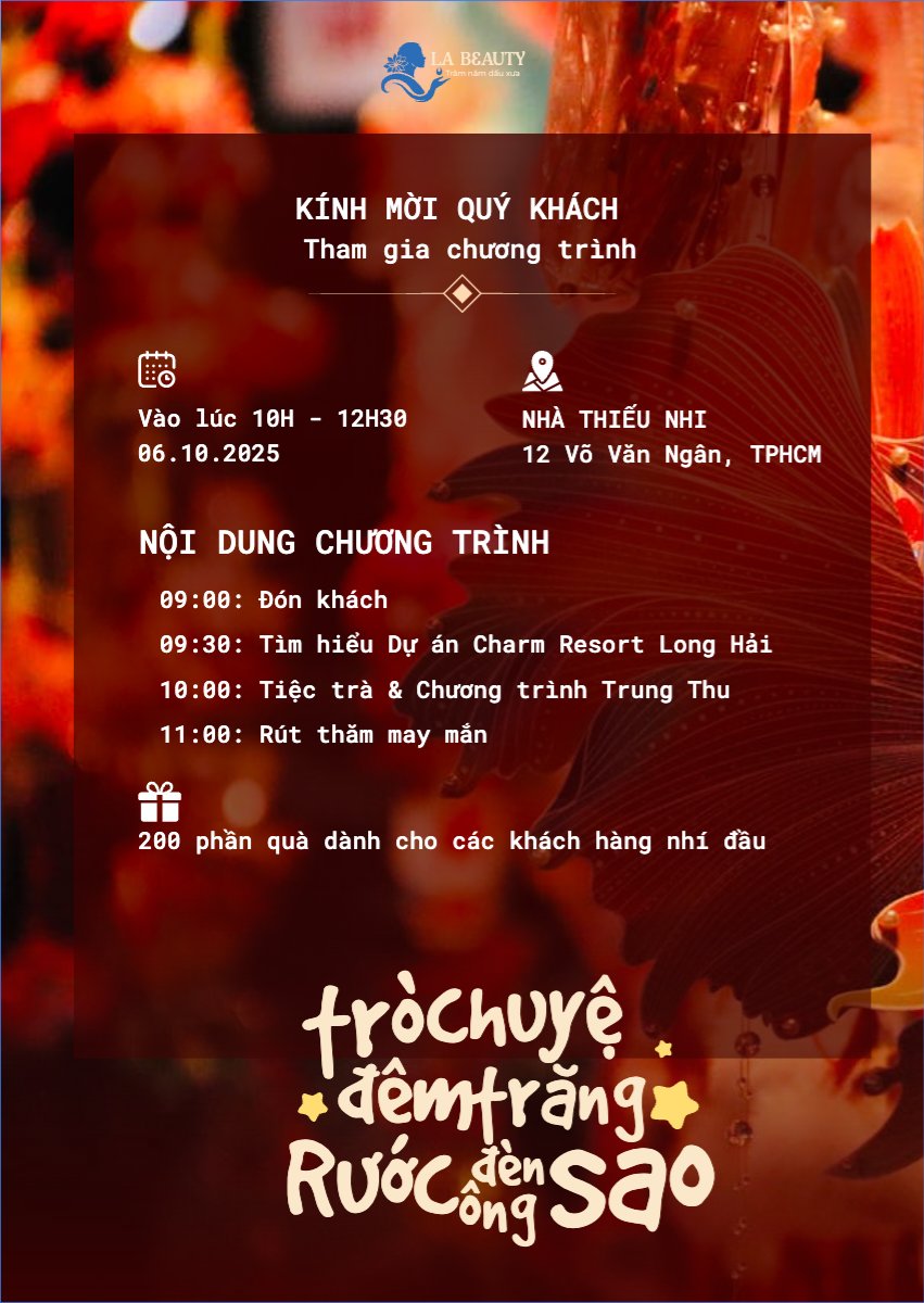 Mẫu Thư mời Trung thu, Tết Đoàn Viên, mid-autumn festival, sự kiện, event, hiện đại, modern, đơn giản — LayerPic