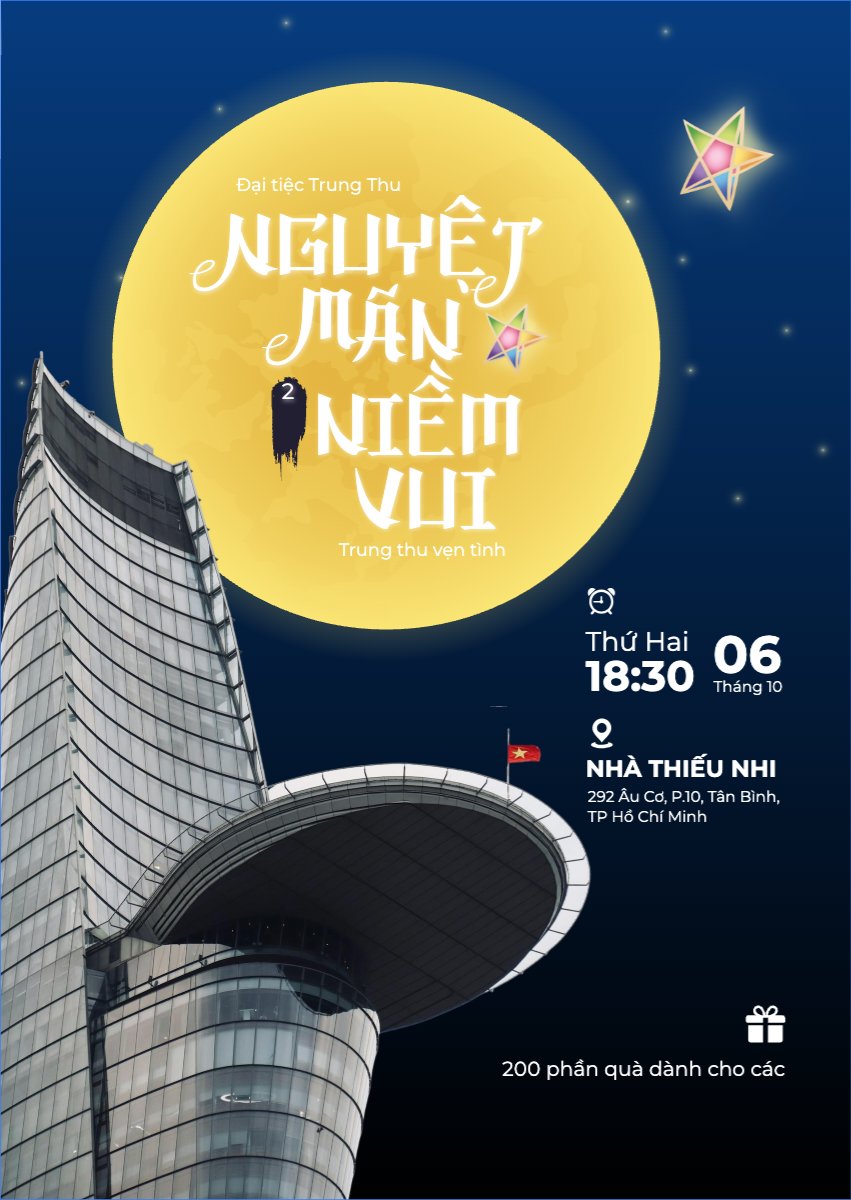 Mẫu Thư mời Trung thu, Tết Đoàn Viên, mid-autumn festival, sự kiện, event, hiện đại, modern, đơn giản — LayerPic
