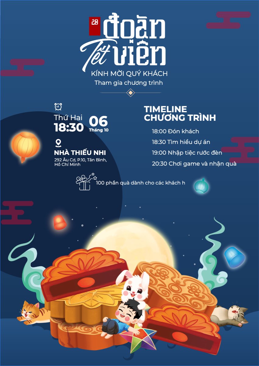 Trung thu, Tết Đoàn Viên, mid-autumn festival, sự kiện, event, dễ thương, cute, chibi, hoạt hình, cartoon