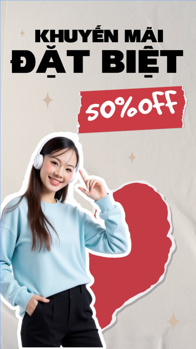 Mẫu Bài post MXH (9:16) Sự kiện, event, chương trình, sale, giải trí, entertainment — LayerPic