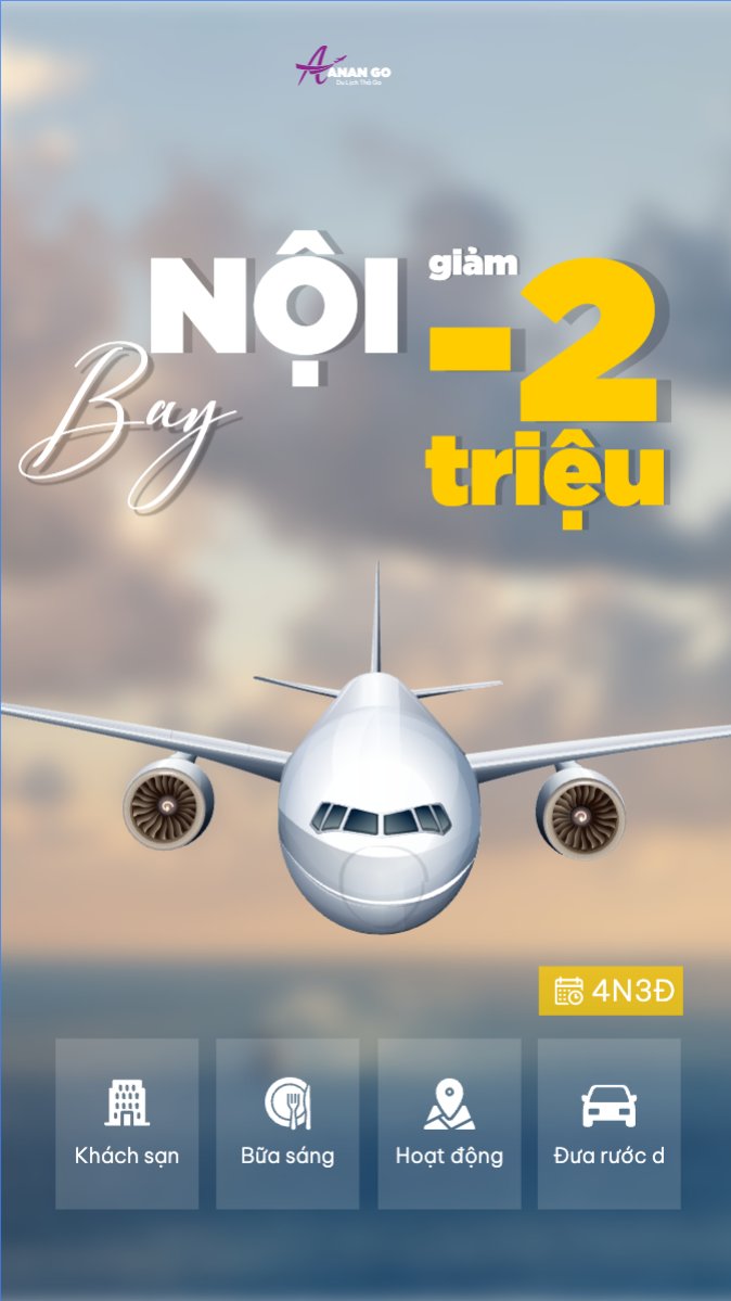 Mẫu Bài post MXH (9:16) Du lịch, travel, tourism, trải nghiệm, khám phá — LayerPic