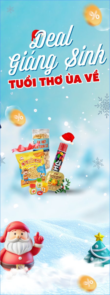 Mẫu Standee Deal giáng sinh tuổi thơ ùa về — LayerPic