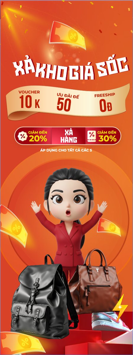Mẫu Standee Xả kho giá sốc — LayerPic