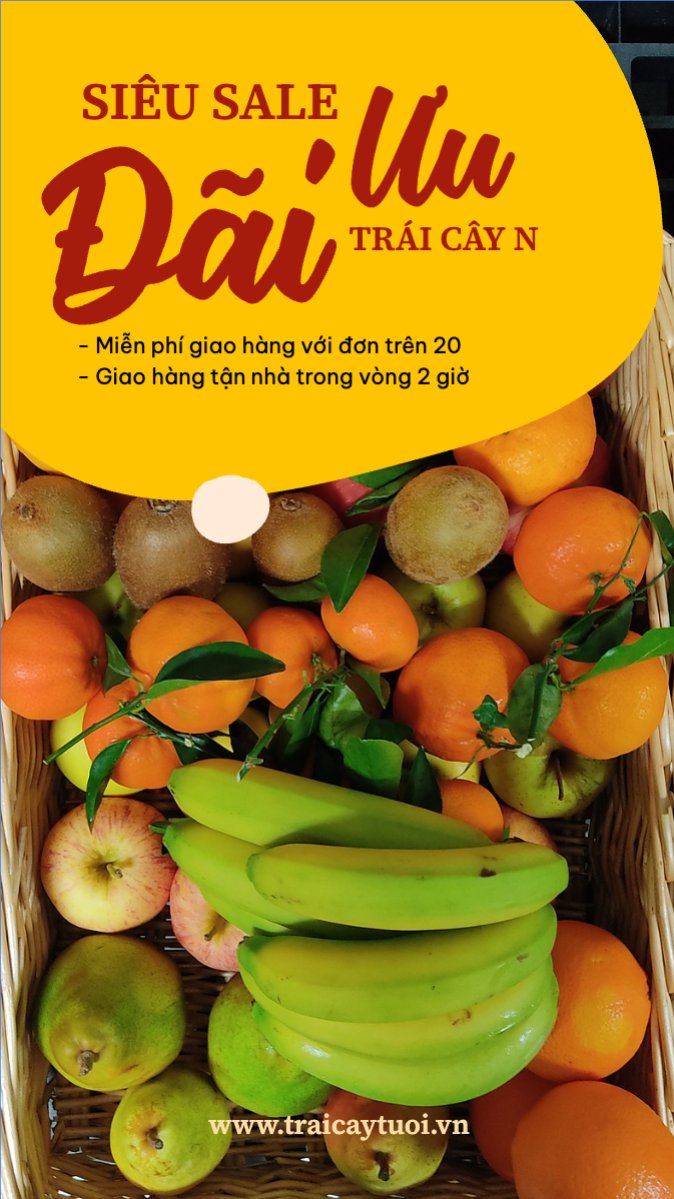 Mẫu Bài post MXH (9:16) Nông sản, agricultural, farm, trái cây, fruit — LayerPic