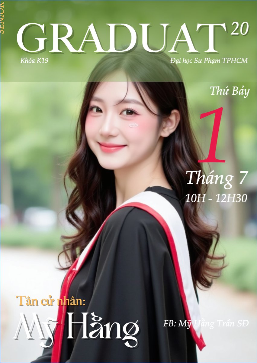 Mẫu Thư mời Tốt nghiệp, kỉ yếu, Graduation, yearbook, hiện đại, sang trọng, modern — LayerPic