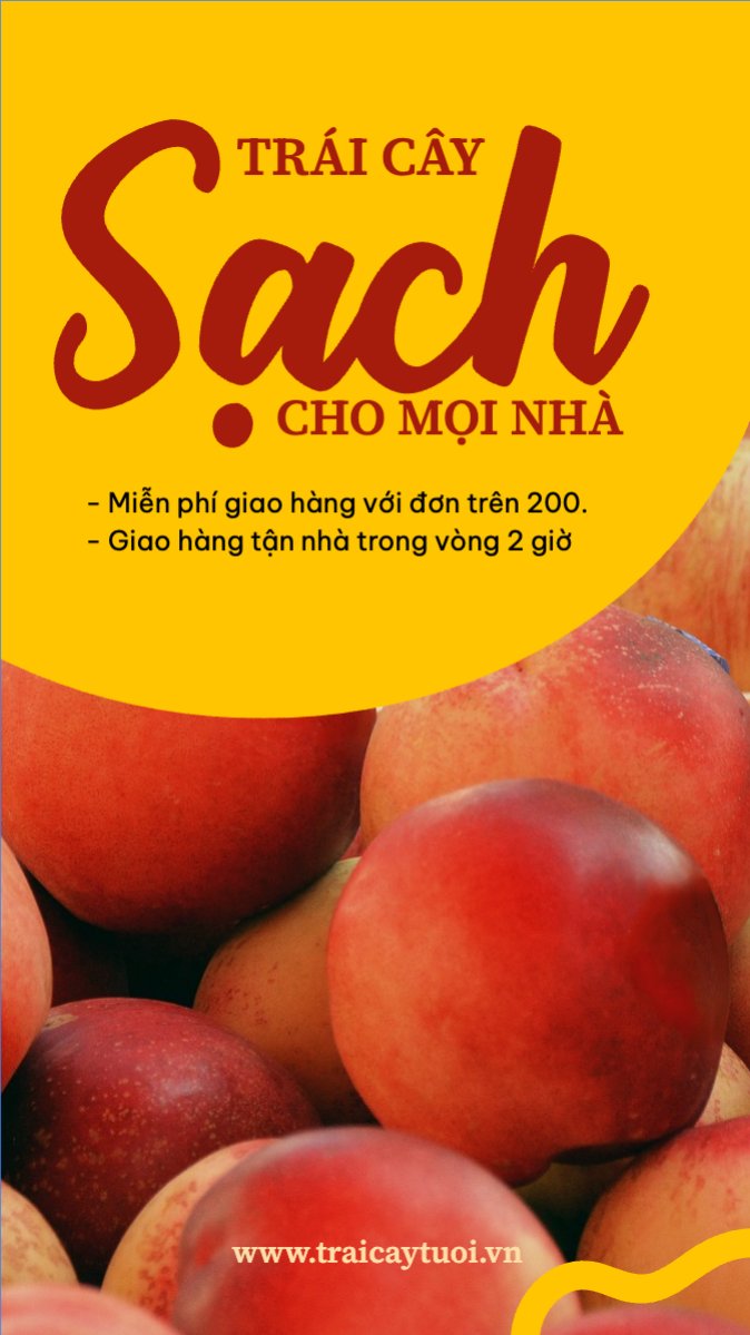 Mẫu Bài post MXH (9:16) Nông sản, agricultural, farm, trái cây, fruit — LayerPic