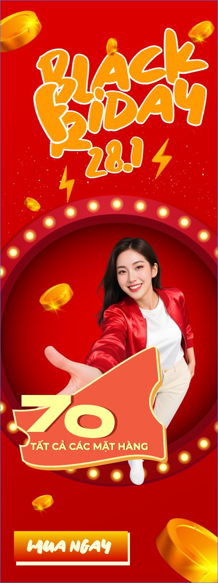 Mẫu Standee Black Friday 28.11 — LayerPic