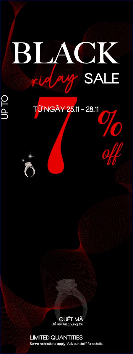 Mẫu Standee Black Friday sale — LayerPic