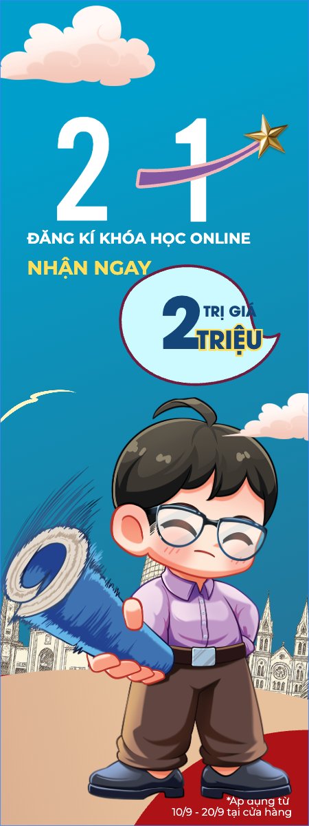 Mẫu Standee Giảm khóa học online — LayerPic