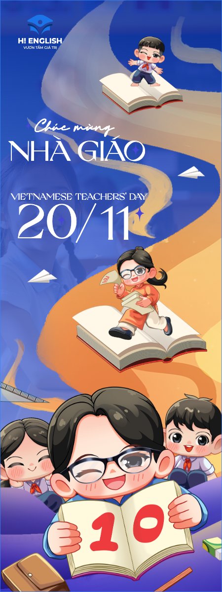 Mẫu Standee Mừng ngày nhà giáo 20/11 — LayerPic