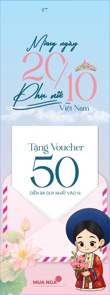 Mẫu Standee 20/10, Ngày phụ nữ Việt Nam, Vietnamese Women's Day, phụ nữ, sự kiện, event, dễ thương, cute, chibi, hoạt hình, cartoon — LayerPic