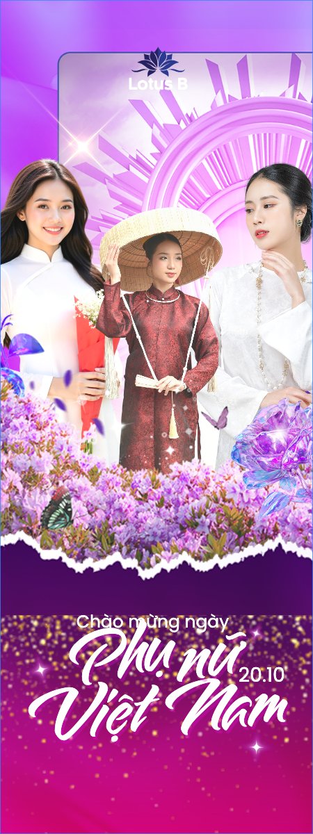 Mẫu Standee 20/10, Ngày phụ nữ Việt Nam, Vietnamese Women's Day, phụ nữ, sự kiện, event, mỹ phẩm, làm đẹp, beauty, hiện đại, modern — LayerPic