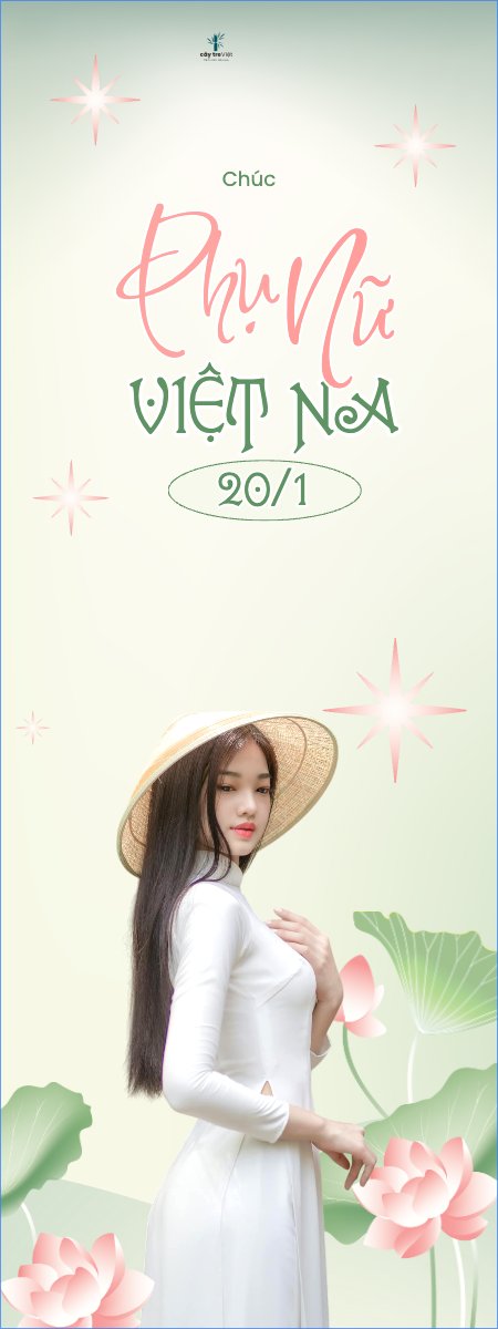 Mẫu Standee 20/10, Ngày phụ nữ Việt Nam, Vietnamese Women's Day, phụ nữ, sự kiện, event, mỹ phẩm, làm đẹp, beauty, hiện đại, modern — LayerPic