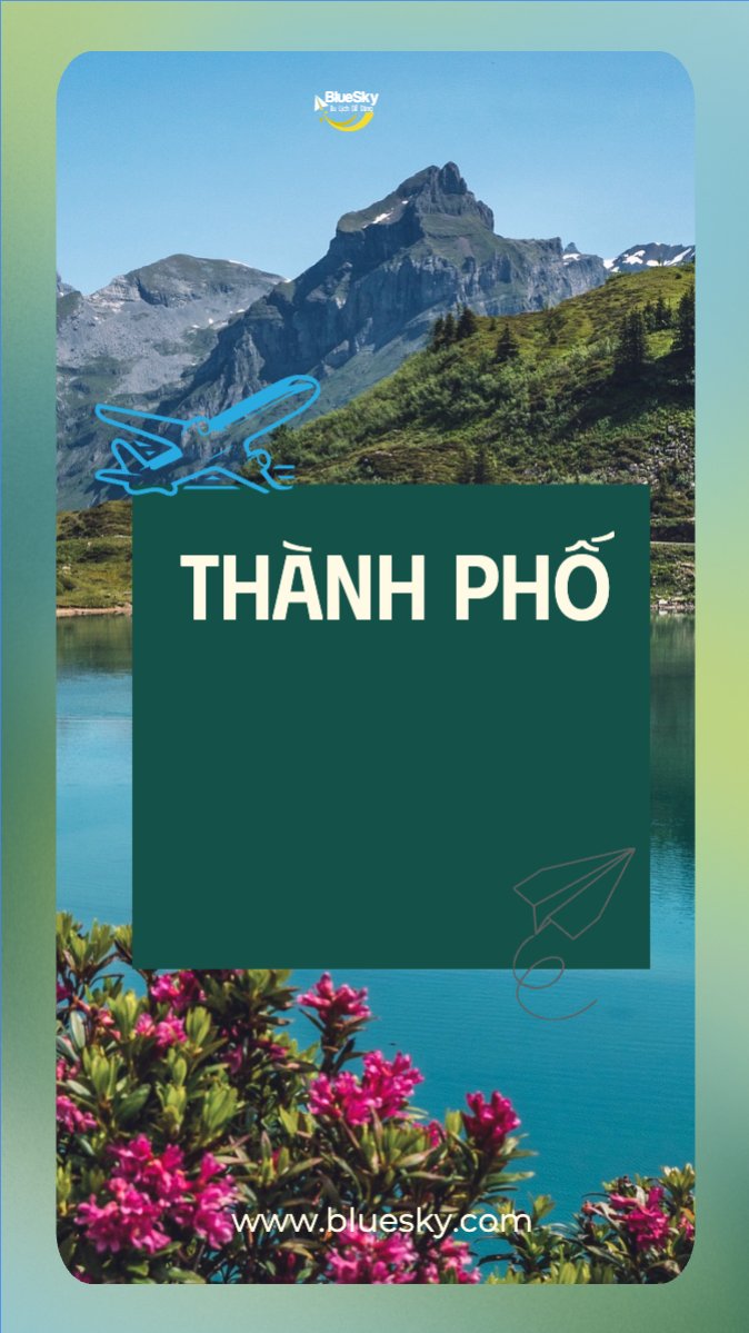 Mẫu Bài post MXH (9:16) Du lịch, travel, tourism, trải nghiệm, khám phá — LayerPic