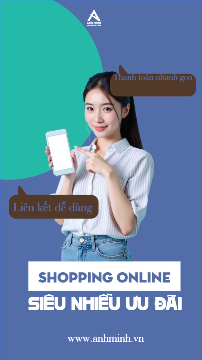 Mẫu Bài post MXH (9:16) Buy online, mua hàng trực tuyến, thương mại điện tử, commercial electronics, social media marketing, online — LayerPic