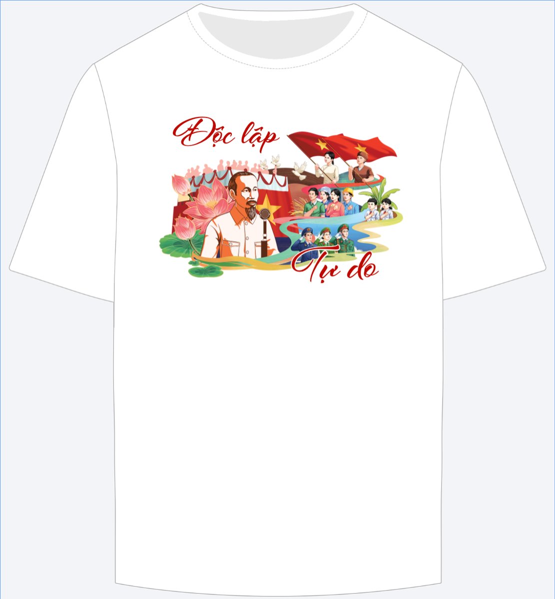 Mẫu Ao Thun Độc lập Tự do — LayerPic