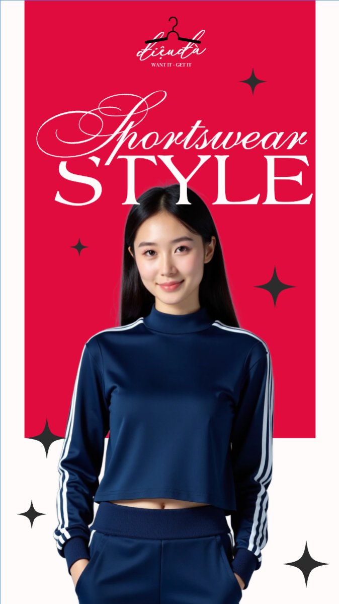 Mẫu Bài post MXH (9:16) Sportswear, quần áo thể thao, fashion, thời trang, quần áo, trang phục, clothes, outfit — LayerPic