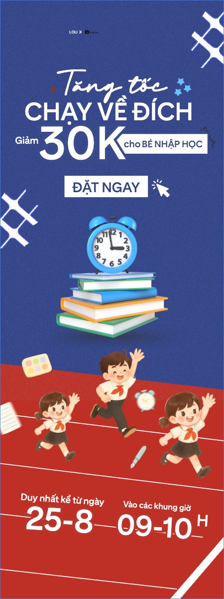 Mẫu Standee Tựu trường, nhập học, văn phòng phẩm, giáo dục, education, school, trường học, hiện đại, modern — LayerPic