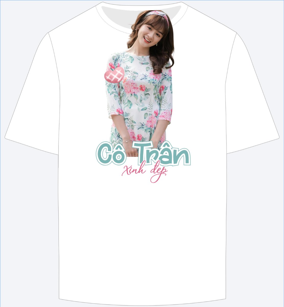 Mẫu Ao Thun Cô Trân xinh đẹp — LayerPic