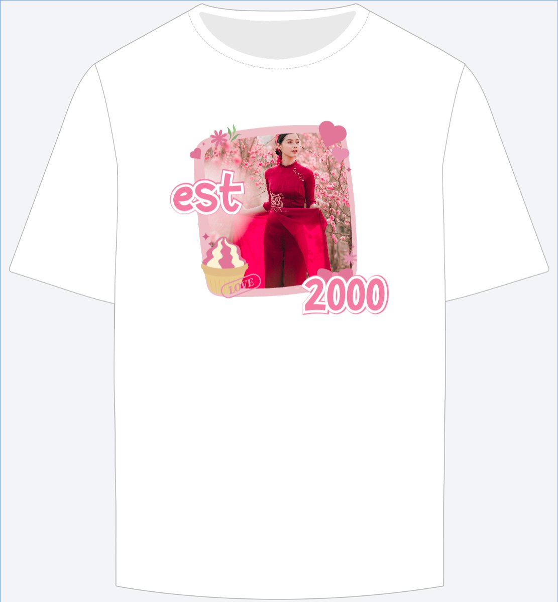 Mẫu Ao Thun Est 2000 — LayerPic