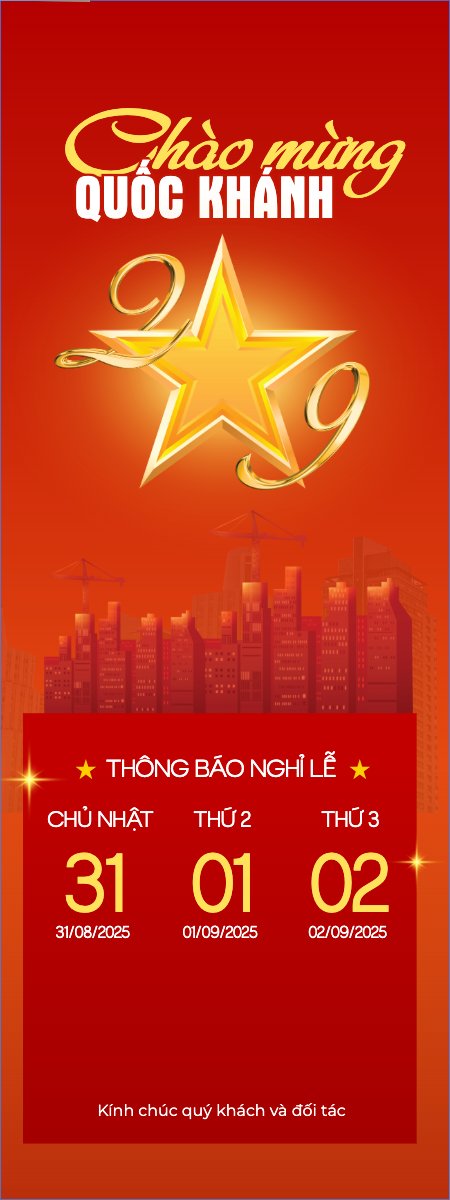 2/9, Quốc Khánh, lễ hội, thông báo, lịch nghỉ, Việt Nam, sự kiện, event, hiện đại, modern