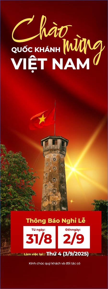Mẫu Standee 2/9, Quốc Khánh, lễ hội, thông báo, lịch nghỉ, Việt Nam, sự kiện, event, hiện đại, modern — LayerPic
