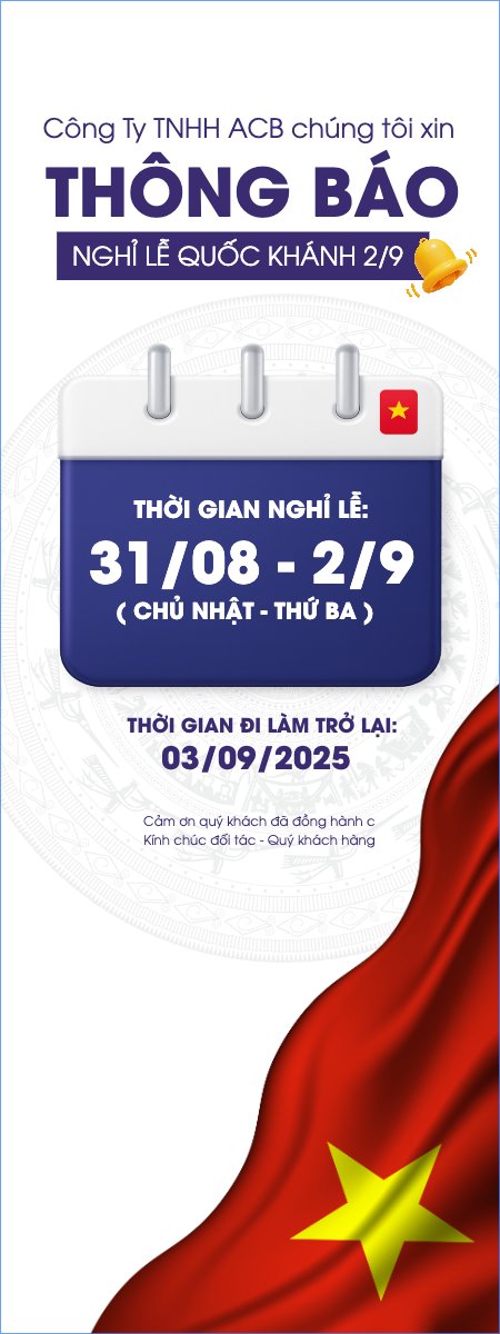 Mẫu Standee 2/9, Quốc Khánh, lễ hội, thông báo, lịch nghỉ, Việt Nam, sự kiện, event, hiện đại, modern — LayerPic