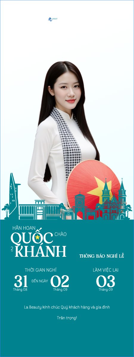 Mẫu Standee 2/9, Quốc Khánh, lễ hội, thông báo, lịch nghỉ, Việt Nam, sự kiện, event, hiện đại, modern — LayerPic