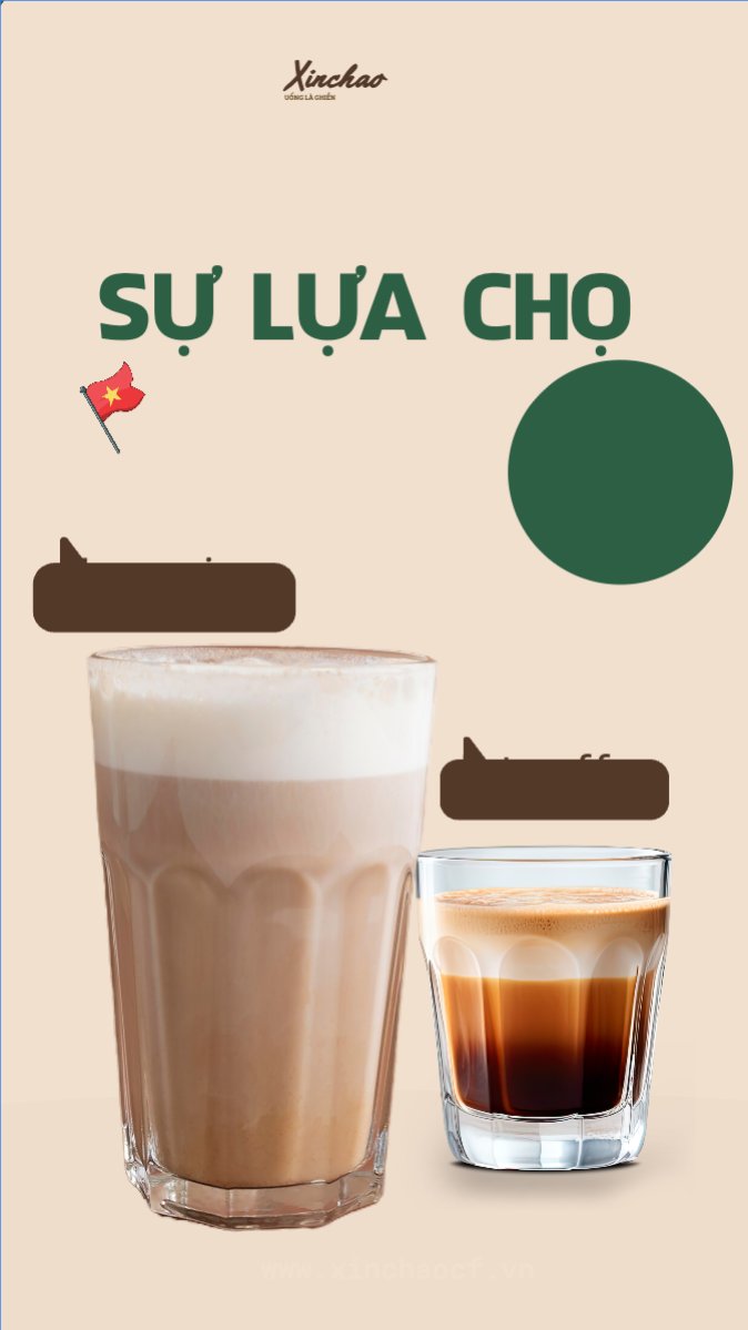 Mẫu Bài post MXH (9:16) Nước uống, juice, giải khát, F&B, drink, cafe, coffee, cà phê — LayerPic