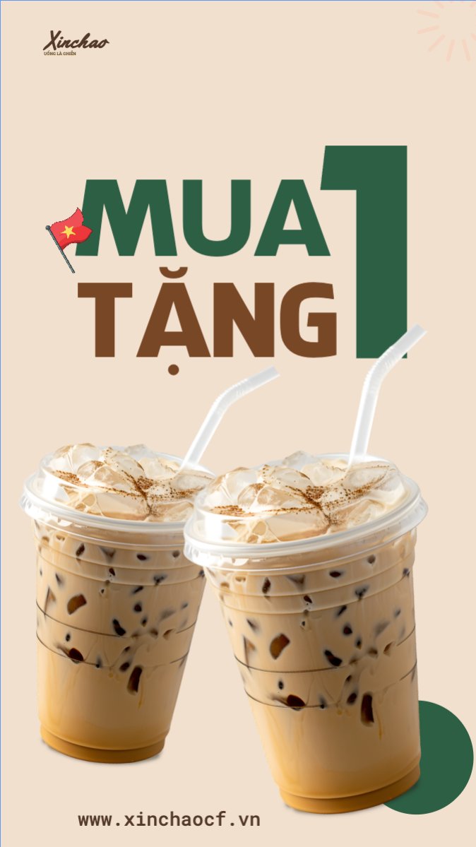 Mẫu Bài post MXH (9:16) Nước uống, juice, giải khát, F&B, drink, cafe, coffee, cà phê — LayerPic