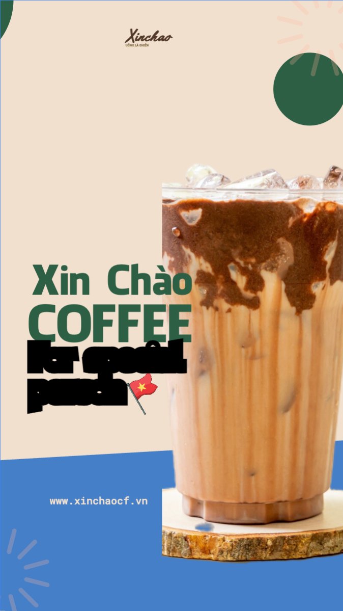 Mẫu Bài post MXH (9:16) Nước uống, juice, giải khát, F&B, drink, cafe, coffee, cà phê — LayerPic