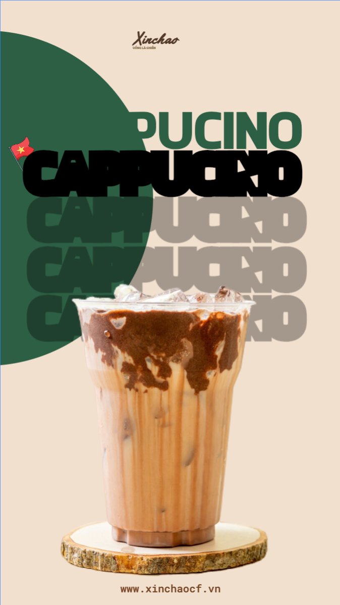 Mẫu Bài post MXH (9:16) Nước uống, juice, giải khát, F&B, drink, cafe, coffee, cà phê — LayerPic
