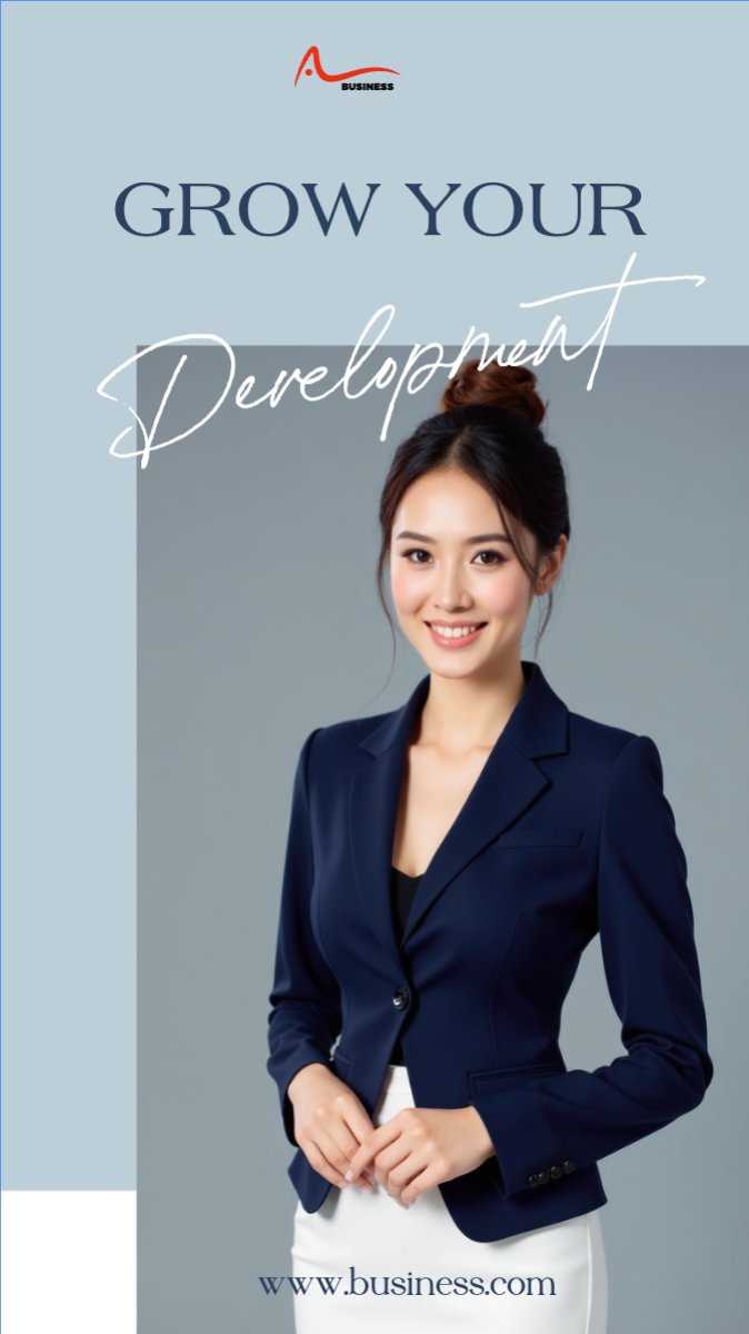 Mẫu Bài post MXH (9:16) Doanh nhân, Văn phòng, office — LayerPic