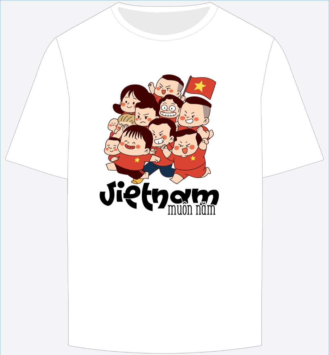Mẫu Ao Thun 2/9, Quốc Khánh, lễ hội, Việt Nam, cá nhân, personal style, sự kiện, event, dễ thương, cute — LayerPic