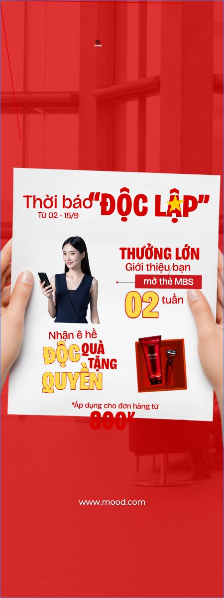 Mẫu Standee 2/9, Quốc Khánh, lễ hội, Việt Nam, làm đẹp, spa, beauty, thẩm mỹ, skincare, hiện đại, modern — LayerPic