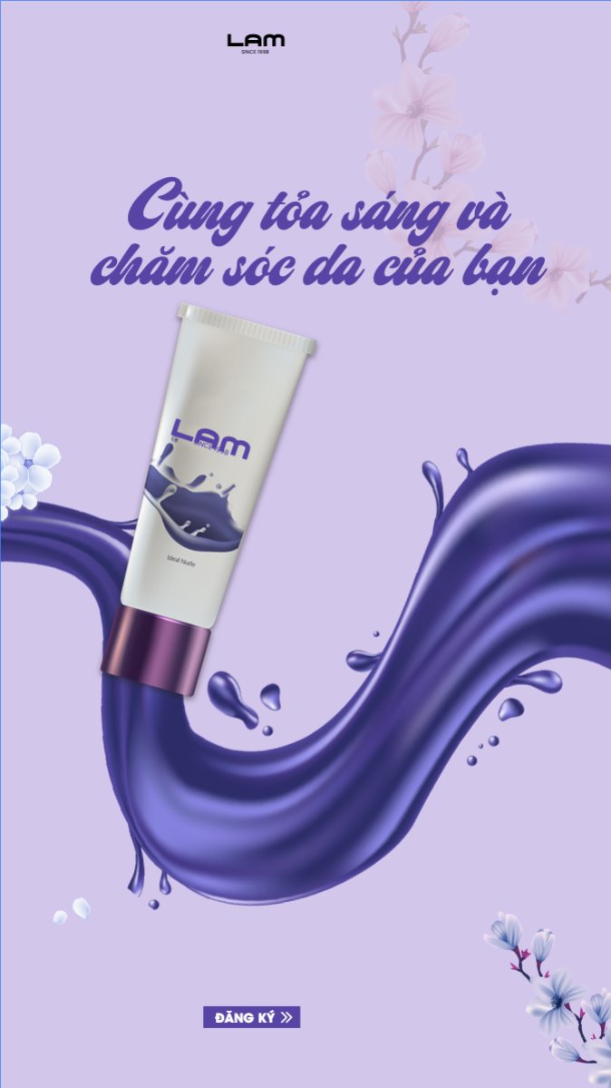 Mẫu Bài post MXH (9:16) Spa, beauty, làm đẹp, thẩm mỹ, comestic — LayerPic