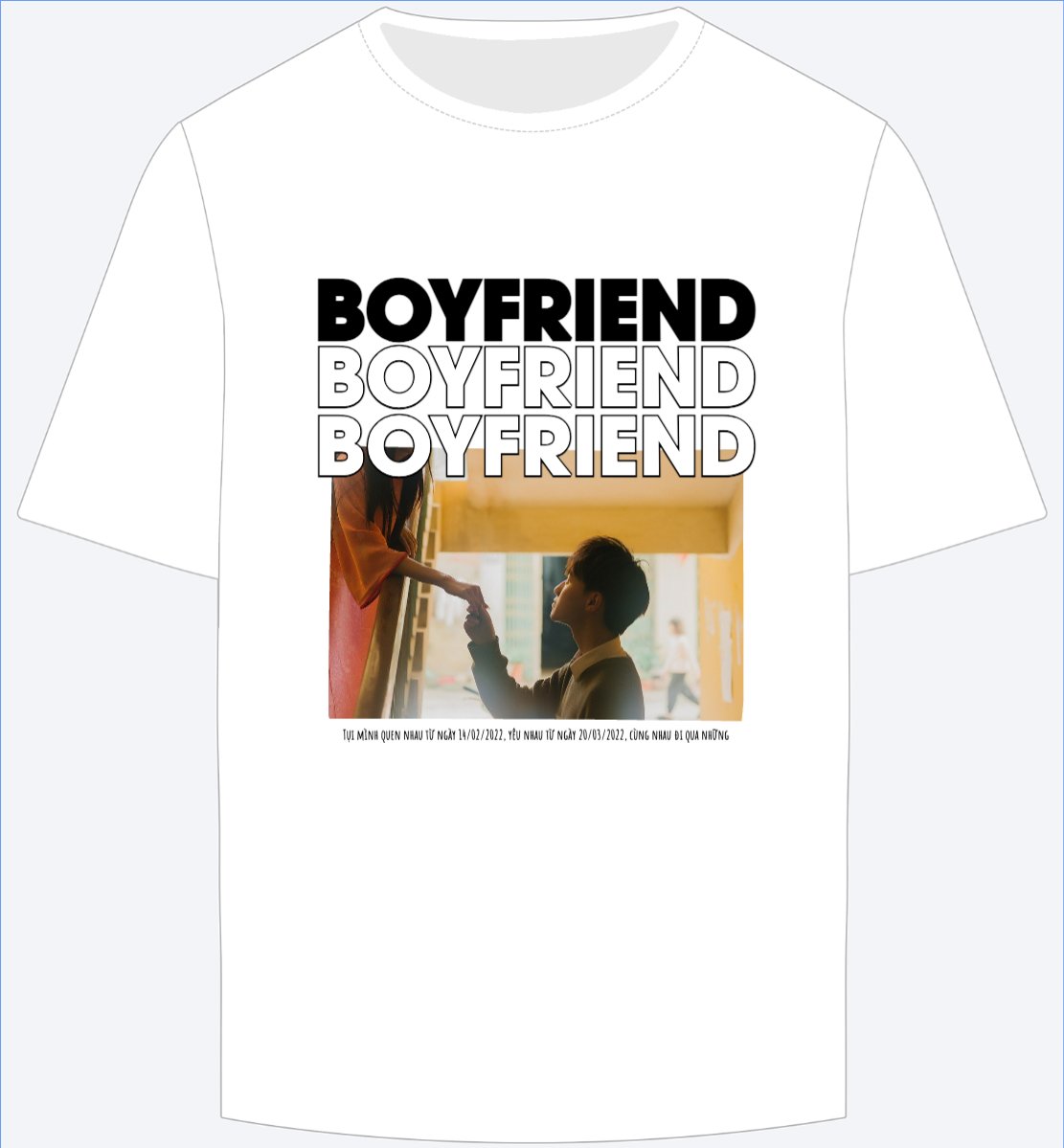Mẫu Ao Thun Boyfriend — LayerPic