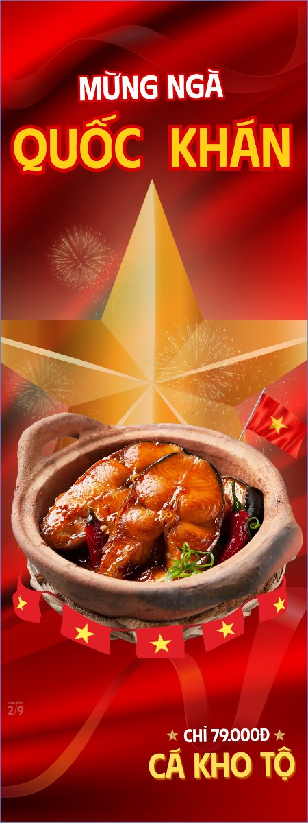 2/9, Quốc Khánh, lễ hội, Việt Nam, đồ ăn, food, thực phẩm, ẩm thực, món ăn, F&B, thức ăn, hiện đại, modern