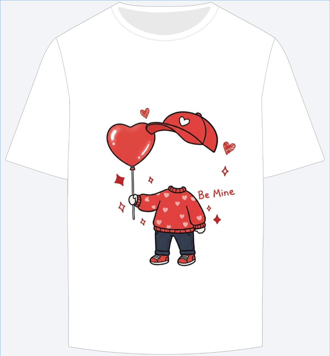 Mẫu Ao Thun Áo Valentine nam — LayerPic
