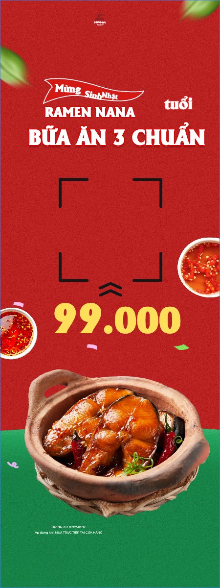 Mẫu Standee Cá kho tộ, đồ ăn, food, thực phẩm, ẩm thực, món ăn, F&B, nhà hàng, thức ăn, dễ thương, hiện đại — LayerPic