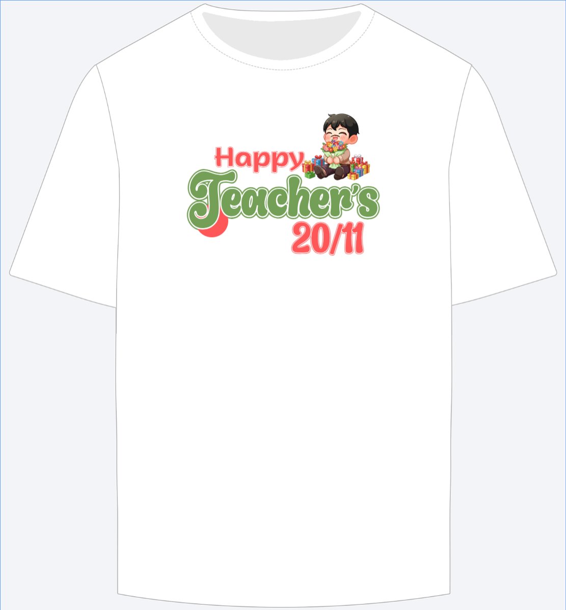 Mẫu Ao Thun Happy teacher's day — LayerPic