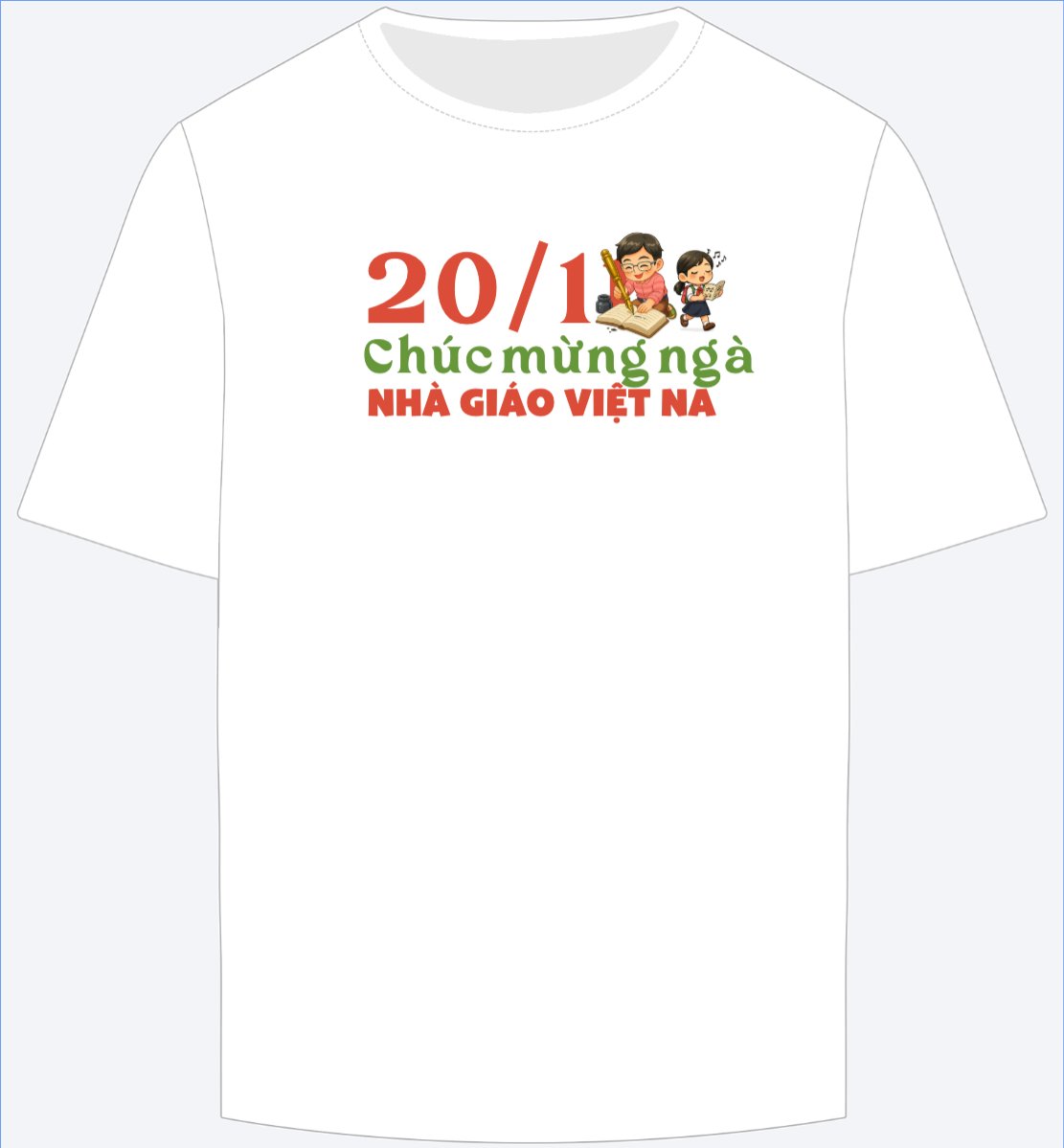 Mẫu Ao Thun 20/11 mừng ngày nhà giáo — LayerPic