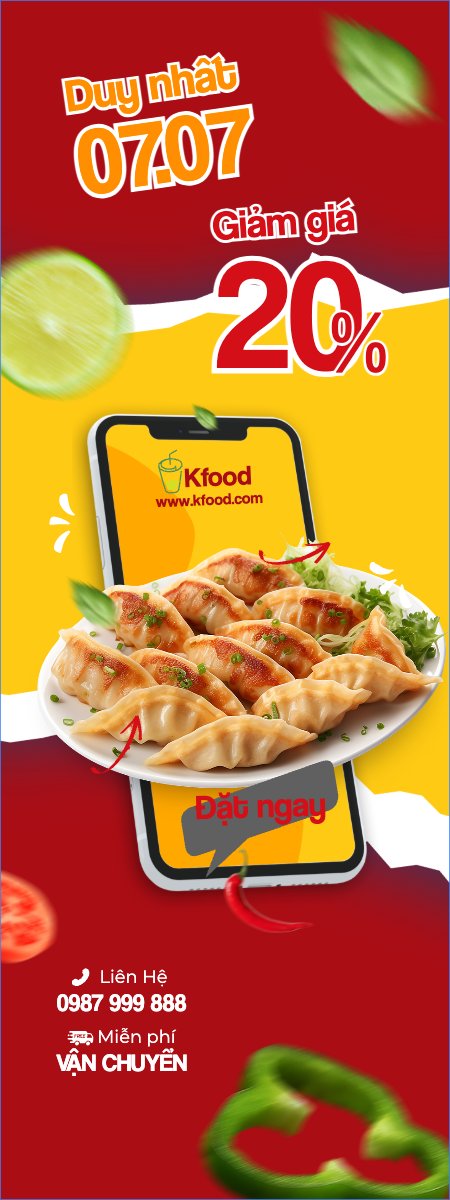 Mẫu Standee Há cảo, đồ ăn, fastfood, food, thực phẩm, ẩm thực, món ăn, F&B, nhà hàng, thức ăn, hiện đại — LayerPic