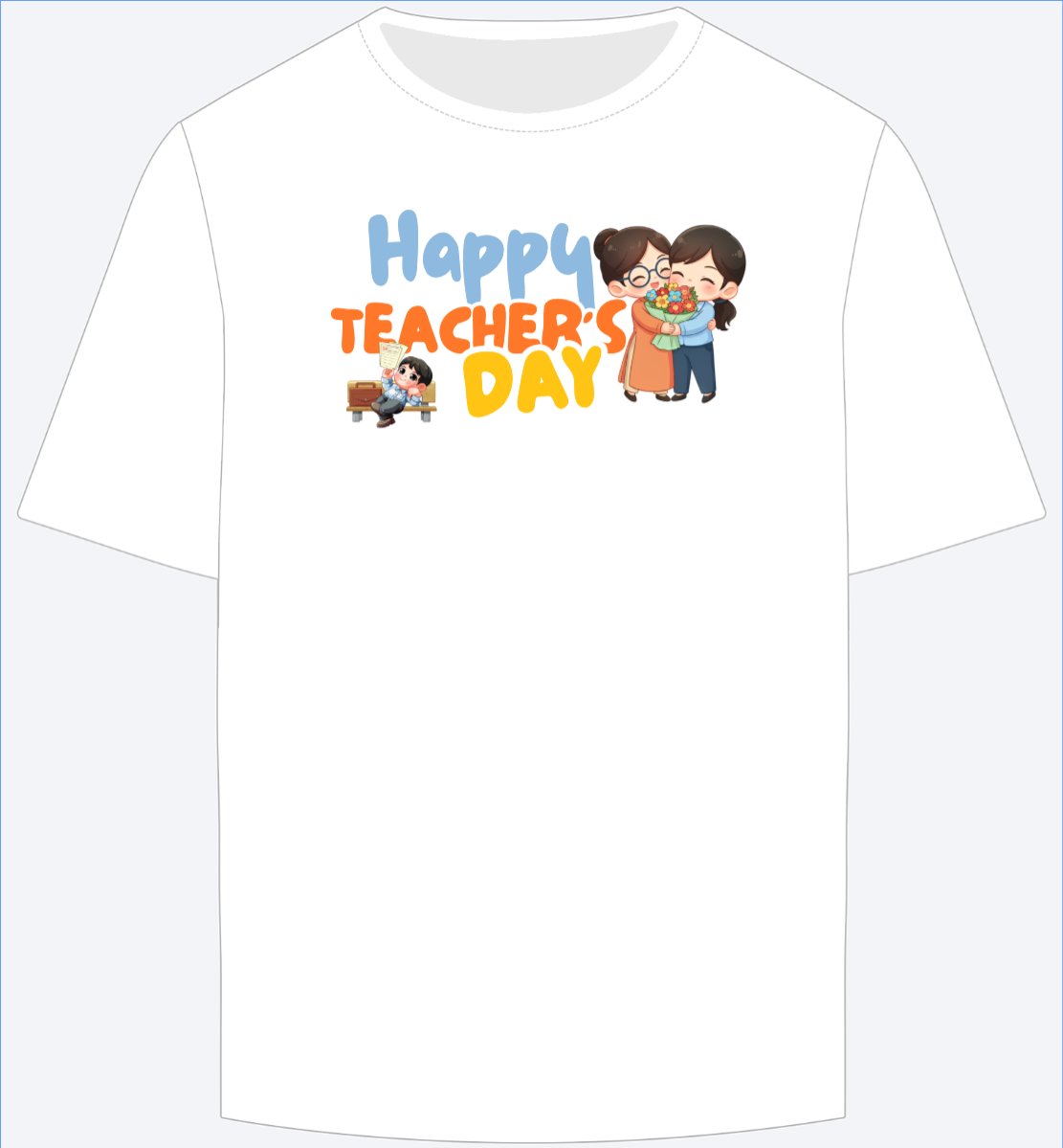 Mẫu Ao Thun Happy Teacher's day — LayerPic