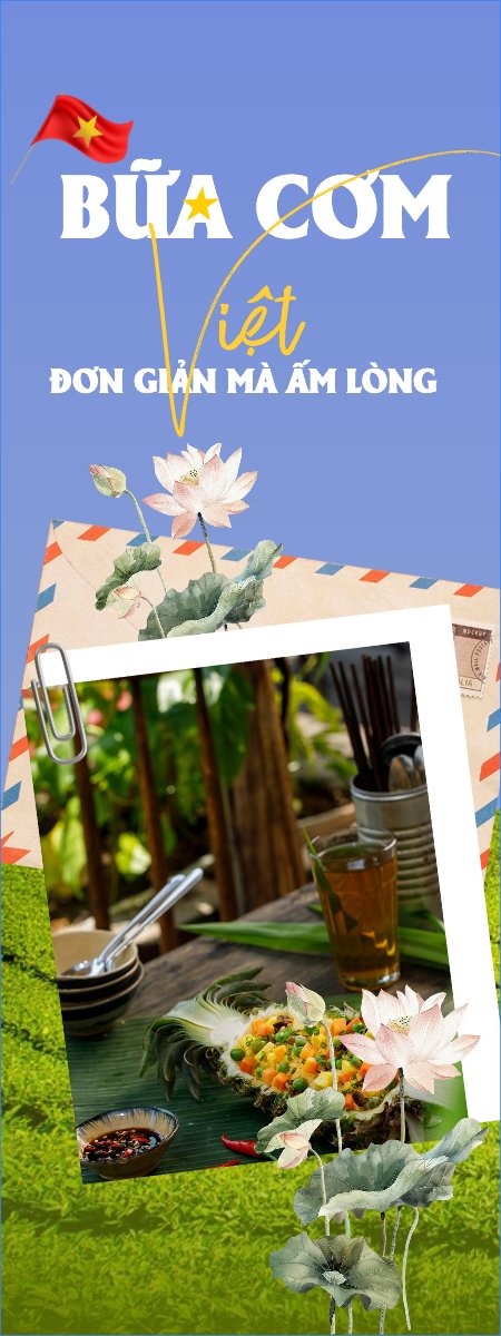 Mẫu Standee Món Việt, đồ ăn, food, thực phẩm, ẩm thực, món ăn, F&B, nhà hàng, thức ăn, hiện đại — LayerPic