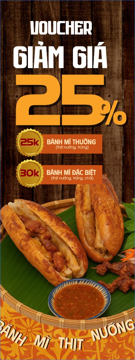 Mẫu Standee Bánh mì, Món ăn Việt Nam, đồ ăn, food, thực phẩm, ẩm thực, món ăn, F&B, thức ăn, cổ điển, vintage, retro, classic, truyền thống — LayerPic