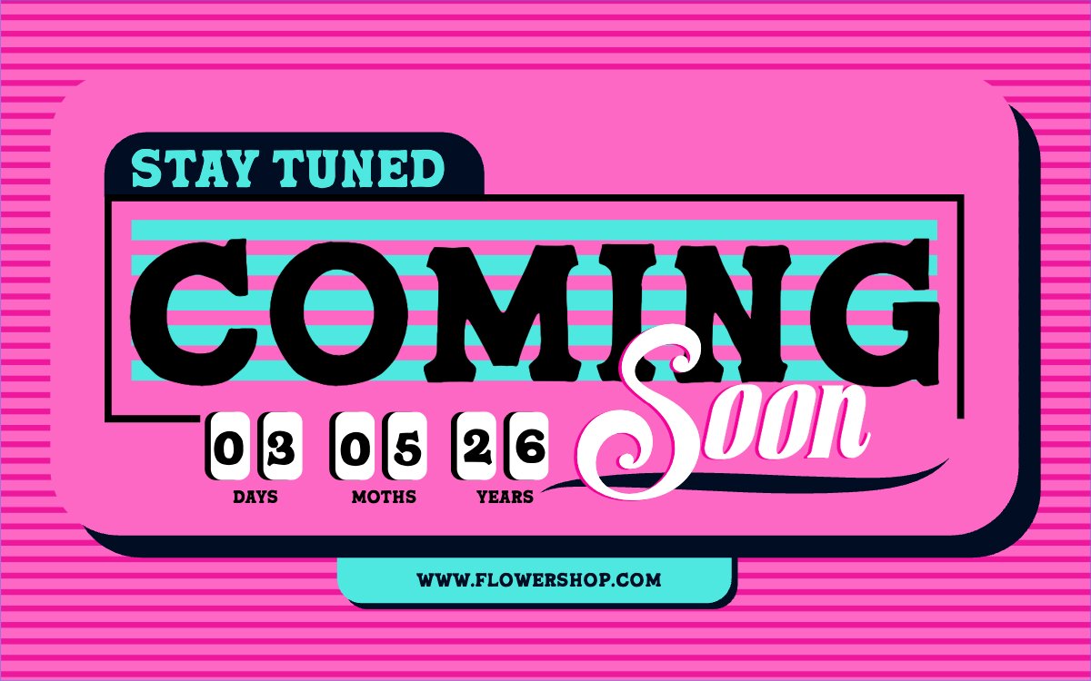 Mẫu Banner - Băng rôn Coming soon — LayerPic