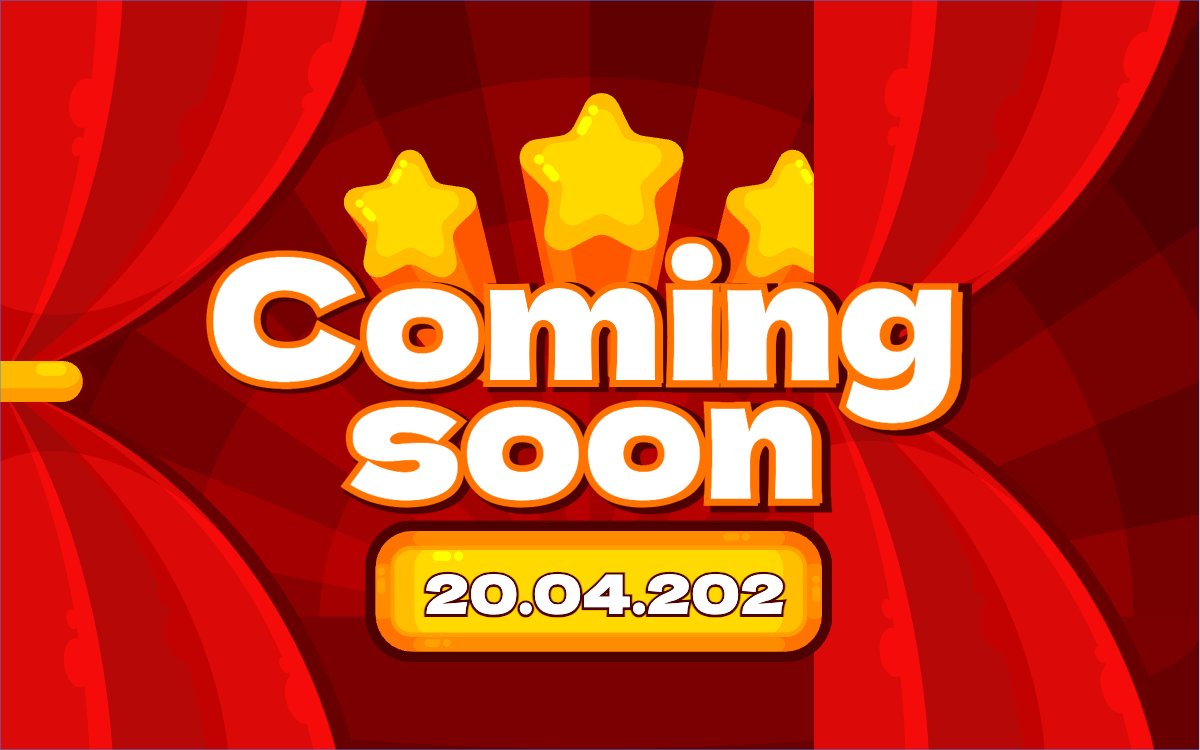 Mẫu Banner - Băng rôn Coming soon — LayerPic