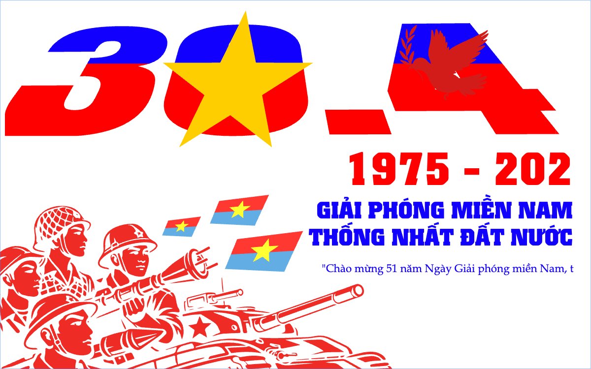 Mừng lễ 30/4 Giải Phóng Miền Nam